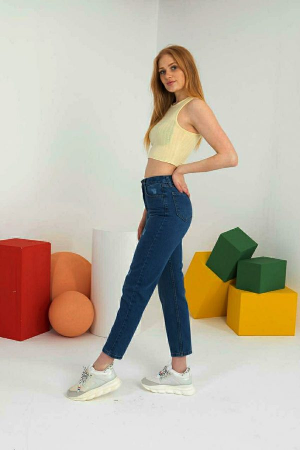 Boyfriend Jeans [ Blue ] - Image 2