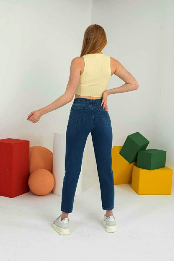 Boyfriend Jeans [ Blue ] - Image 3