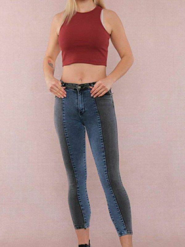Skinny Jeans Combined With Two Shadows - Image 7