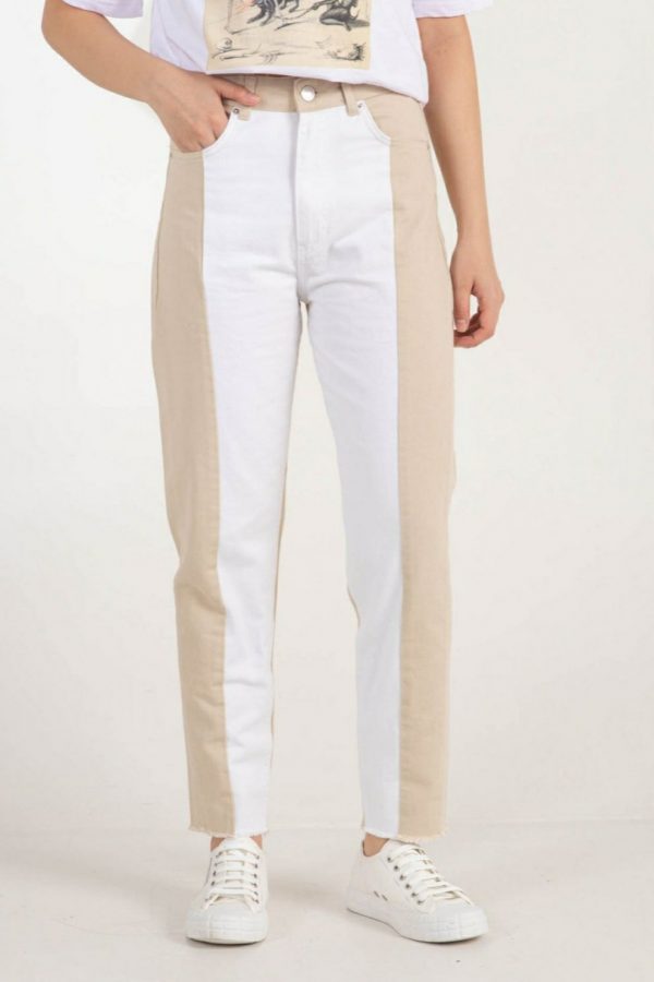 MoM Jean - Combined With Two Shadows White-beige