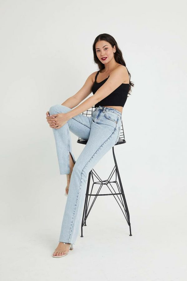 Side Slit - Straight Fit [SNOW] - Image 7