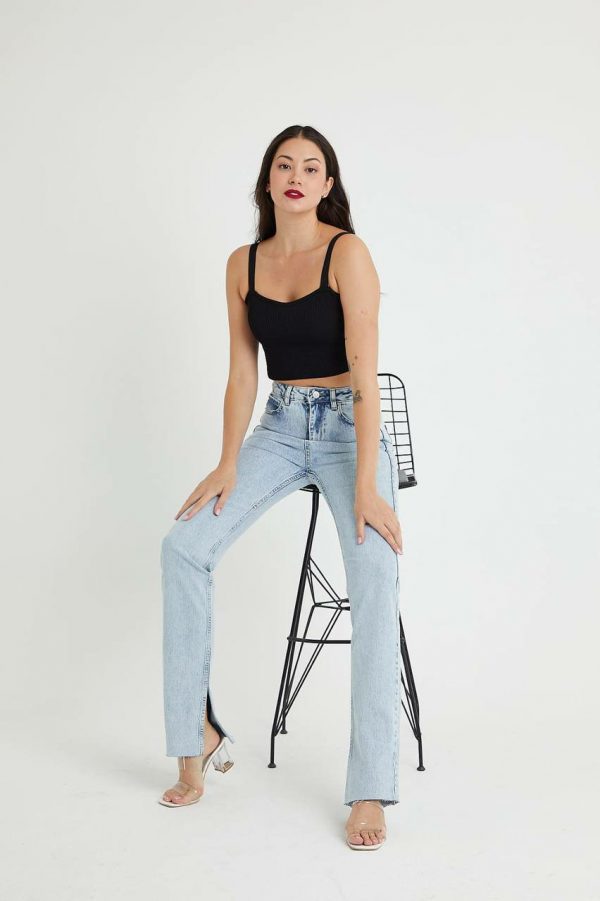 Side Slit - Straight Fit [SNOW] - Image 6