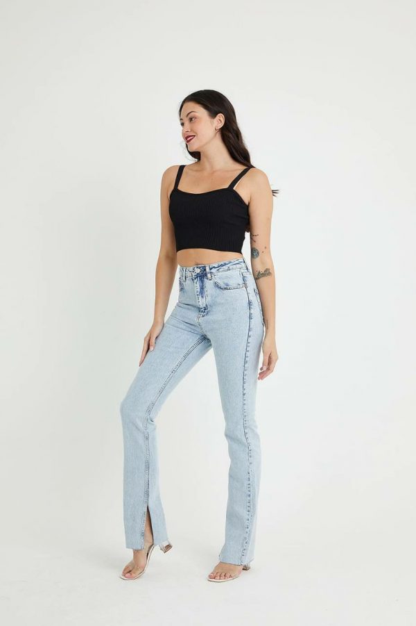 Side Slit - Straight Fit [SNOW] - Image 5