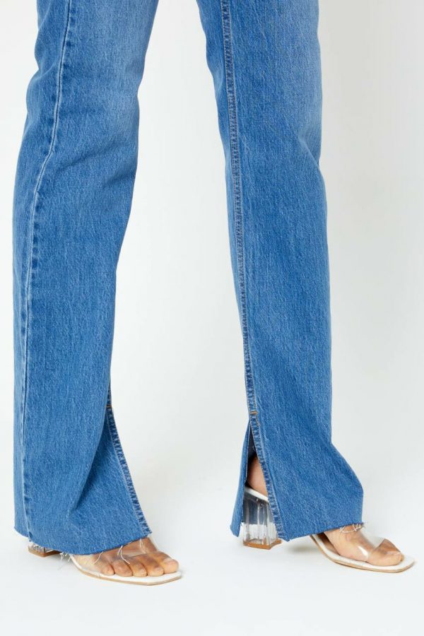 Side Slit - Straight Fit [BLUE] - Image 2