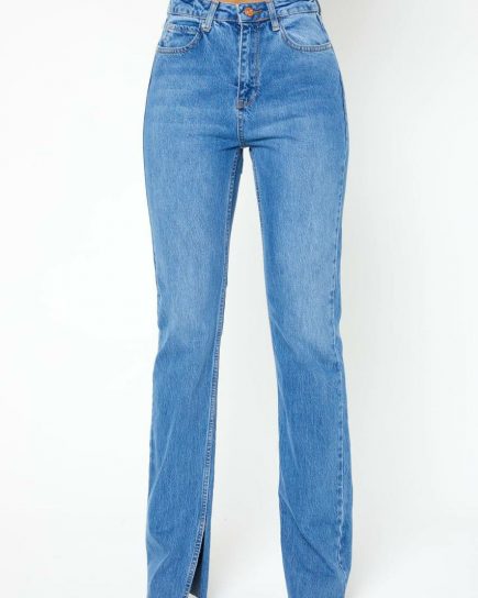Side Slit - Straight Fit [BLUE]