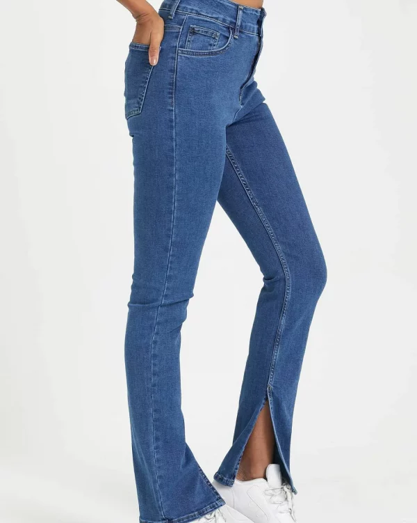 Side Slit Skinny Jeans - Image 5