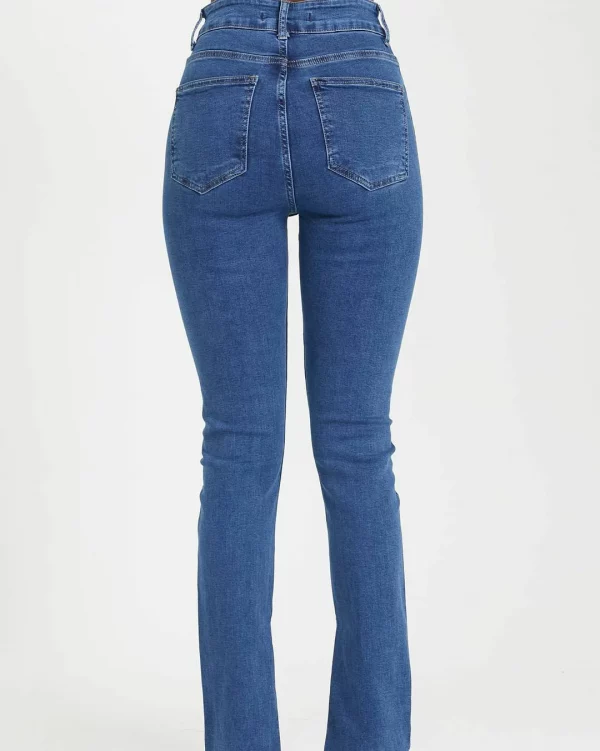 Side Slit Skinny Jeans - Image 4