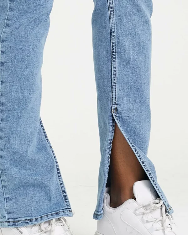 Side Slit Skinny Jeans - Image 4