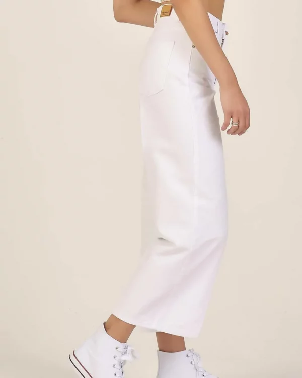 Wide Leg Jeans - White - Image 5